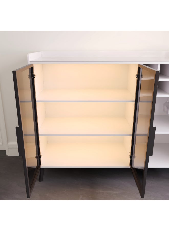 Home Box Marwell Bar Cabinet with Sintered Stone Top - Image 4